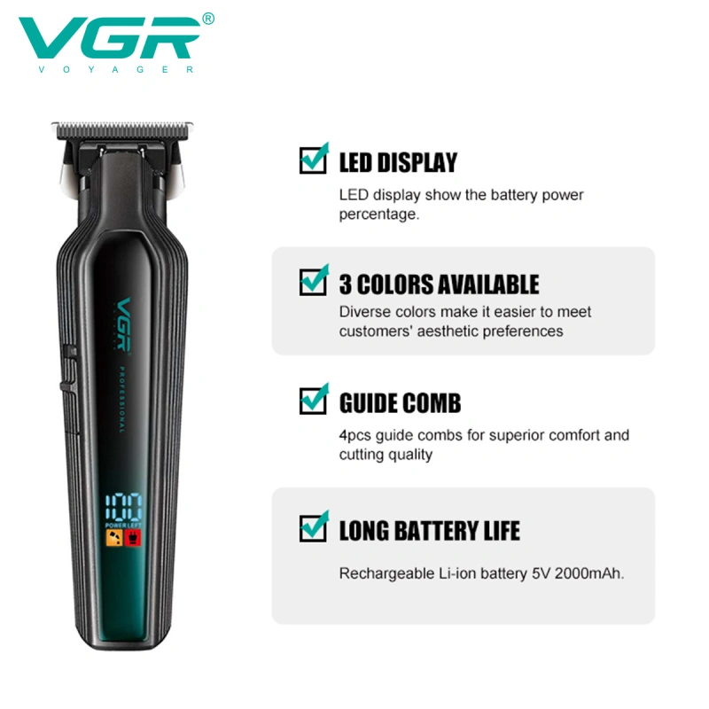 ماشین اصلاح موی سر و صورت وی جی آر مدل VGR V-930