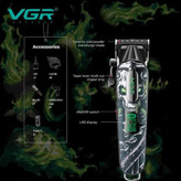 ماشین اصلاح حرفهای موی سر وی جی آر مدل V-279