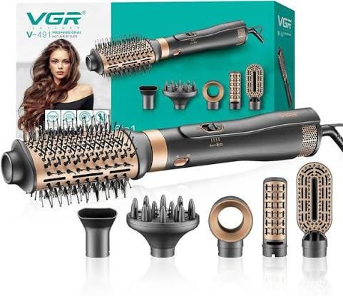 سشوار برسدار و مولتی استایلر 6 کاره VGR V-491 با سریهای سرامیکی
