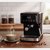 اسپرسوساز مباشی مدل ME-ECM2118 با فشار بخار 20 بار و نمایشگر دیجیتال