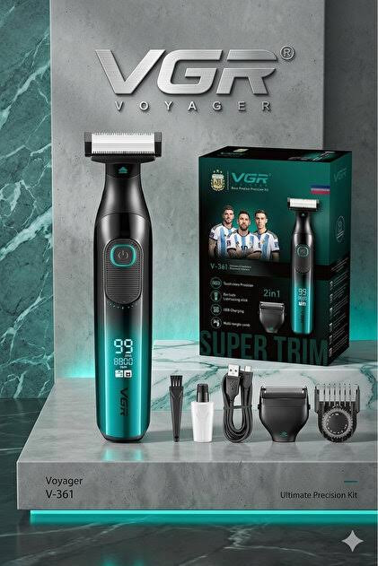 ماشین اصلاح بدن و نقاط حساس مردانه وی جی آر مدل VGR V-361 شارژی ضد آب