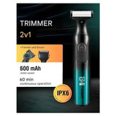 ماشین اصلاح بدن و نقاط حساس مردانه وی جی آر مدل VGR V-361 شارژی ضد آب