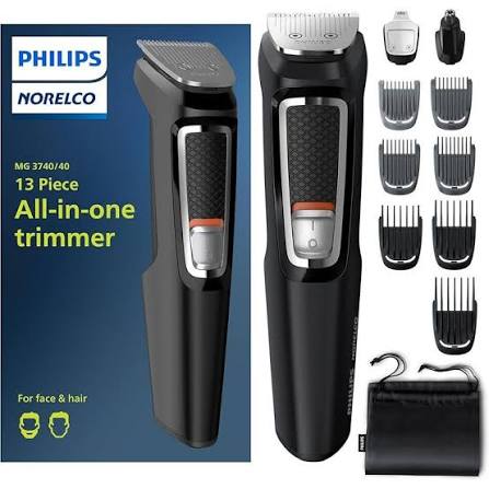 ماشین اصلاح چندکاره فیلیپس مدل Philips MG3740/40 سری Multigroom 3000 (13 کاره)