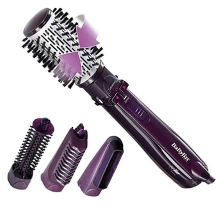 سشوار چرخشی بابیلیس مدل AS2736E Brush & Style 1000 با فناوری یون‌ساز و 4 سری